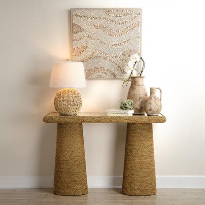Maui Table Lamp in living room.