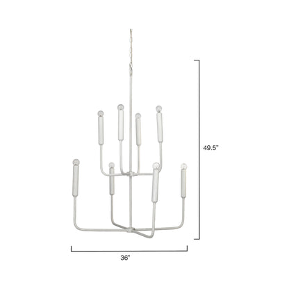 Mercer Chandelier - line drawing.