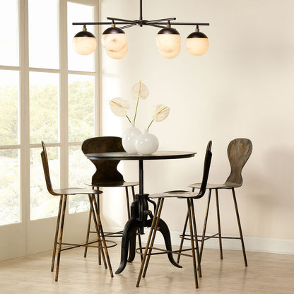 Metro Chandelier in living room.