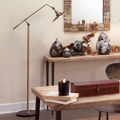 Mid-Century Floor Lamp in living room.