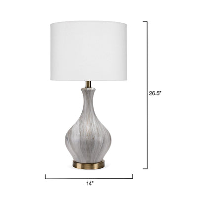Mila Table Lamp - line drawing.