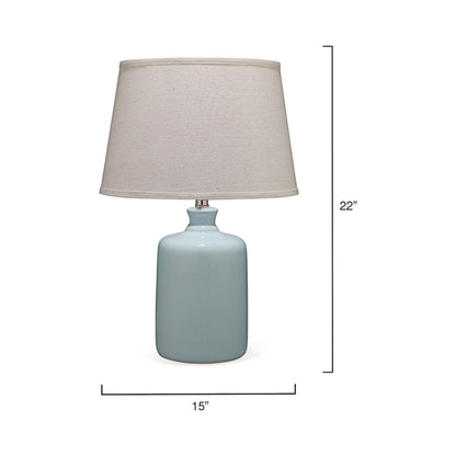 Milk Jug Table Lamp - line drawing.