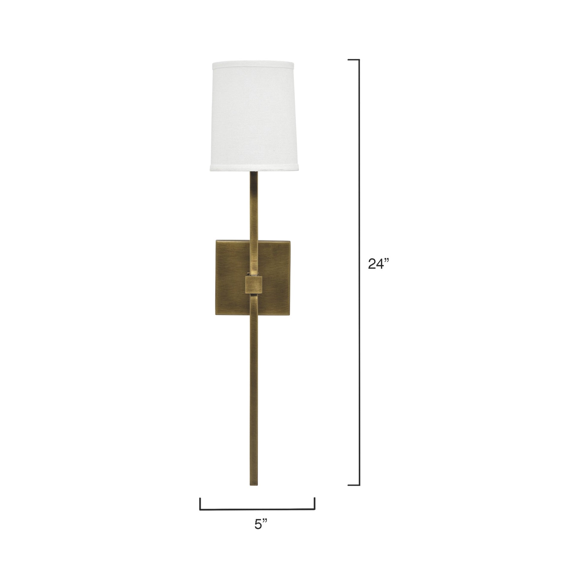 Minerva Wall Light - line drawing.