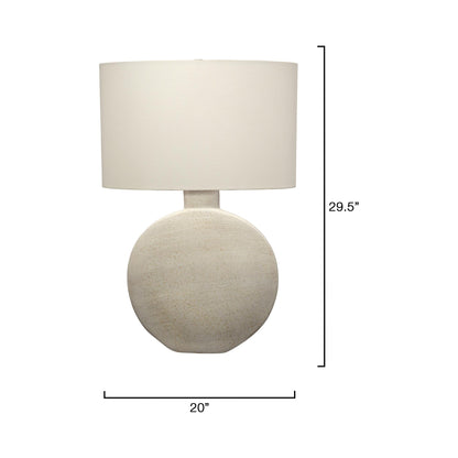 Moon Table Lamp - line drawing.
