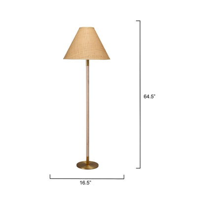 Morgana Floor Lamp - line drawing.