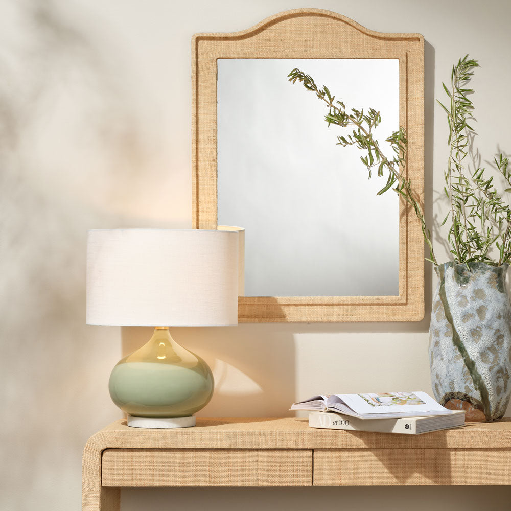 Moss Table Lamp in living room.