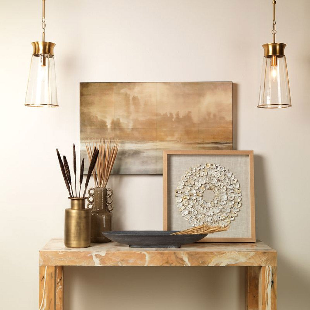 Nara Pendant Light in living room.