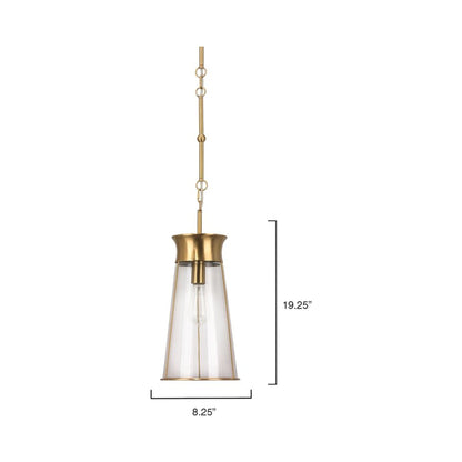 Nara Pendant Light - line drawing.