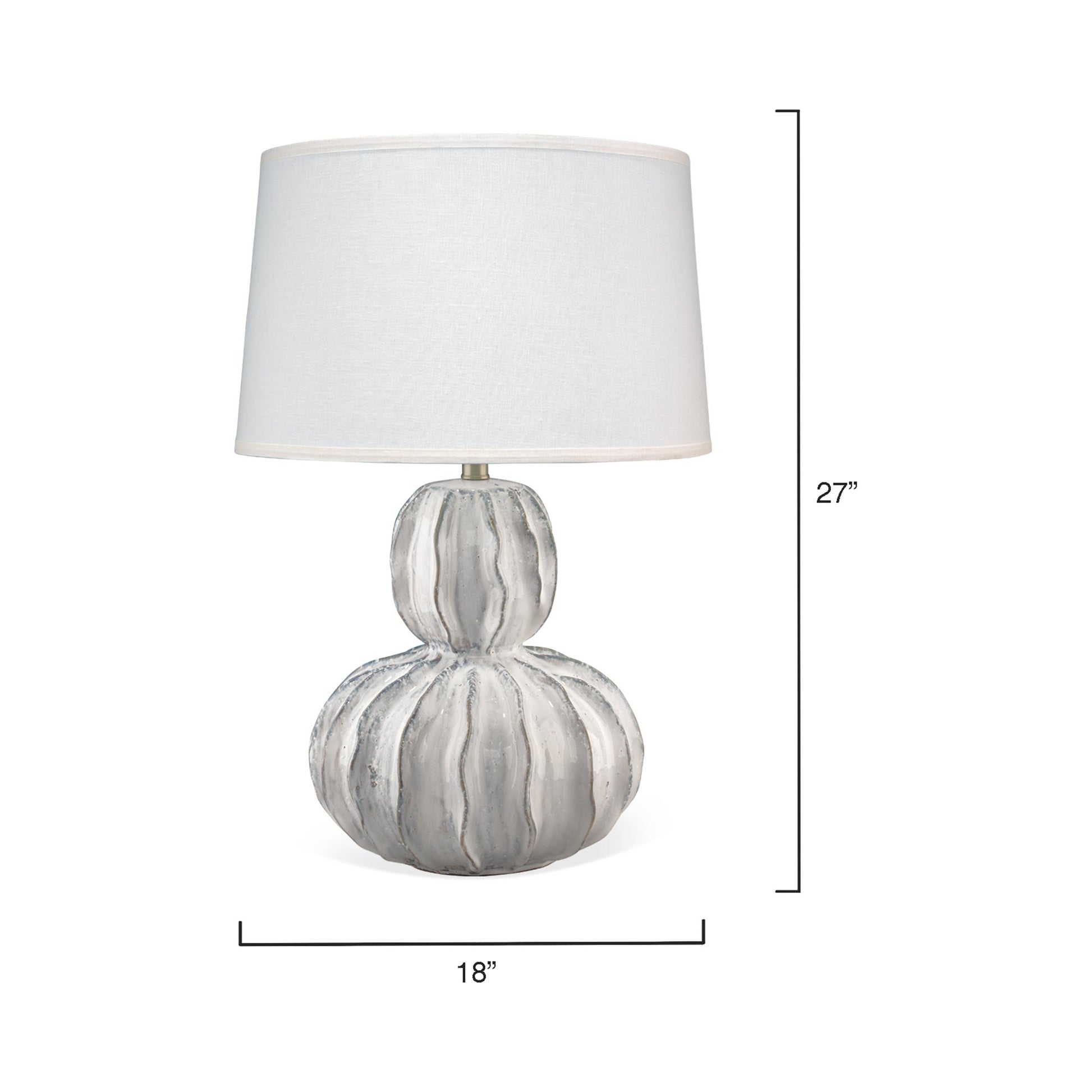 Oceane Table Lamp - line drawing.
