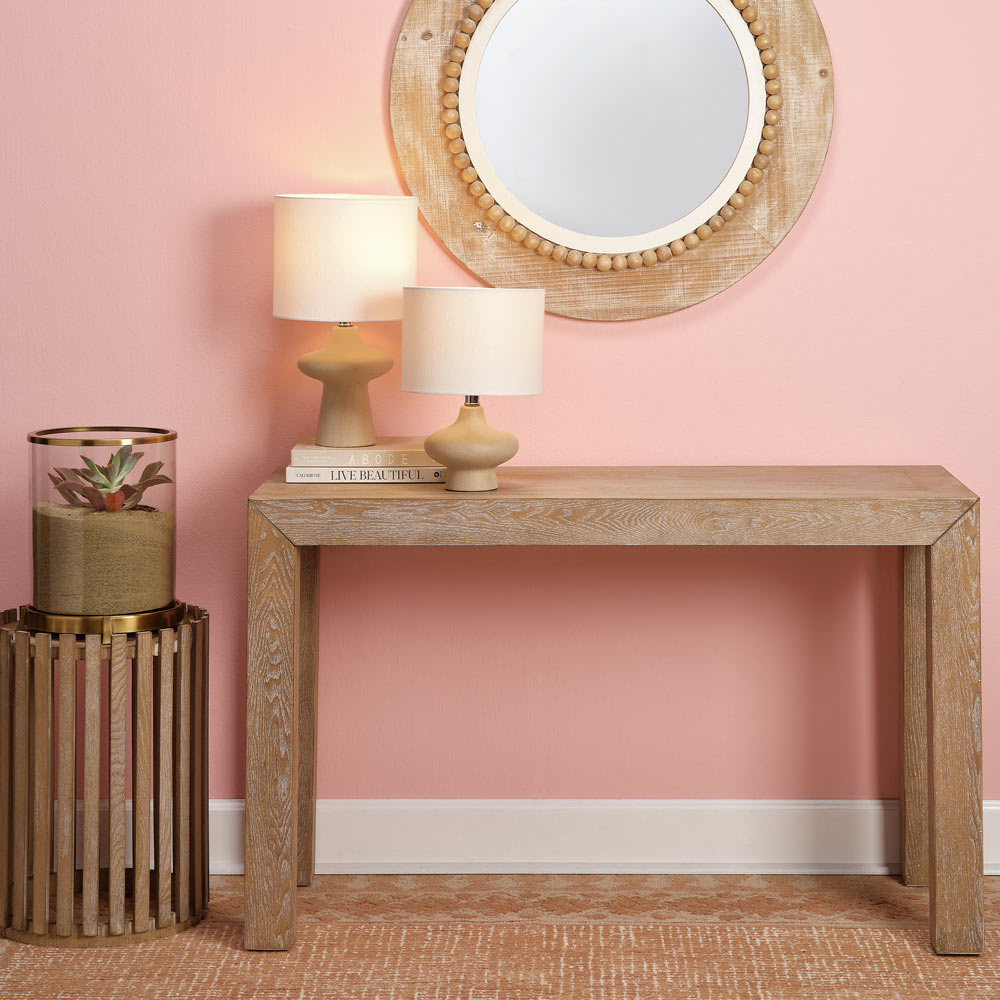 Oliver Table Lamp in living room.