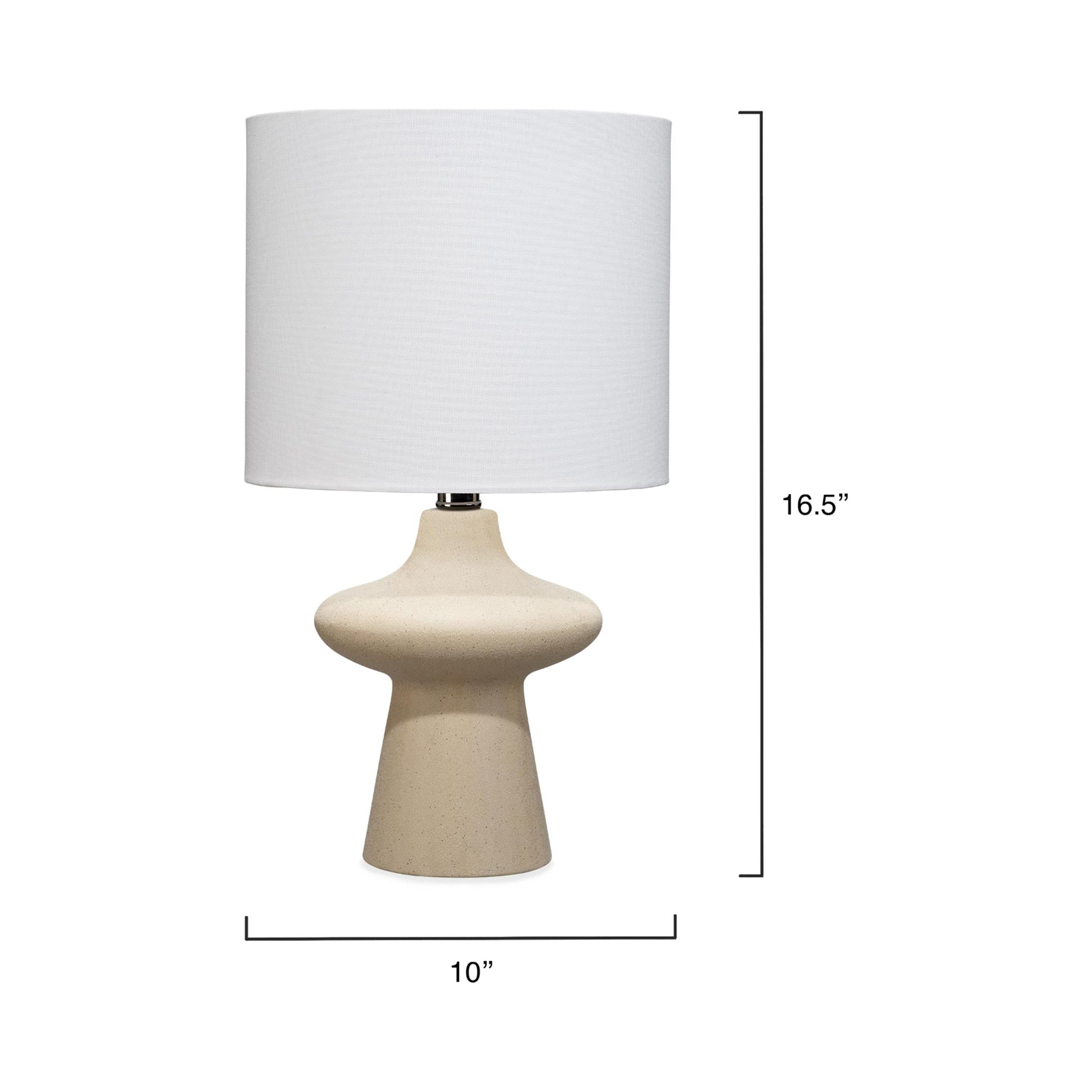 Oliver Table Lamp - line drawing.