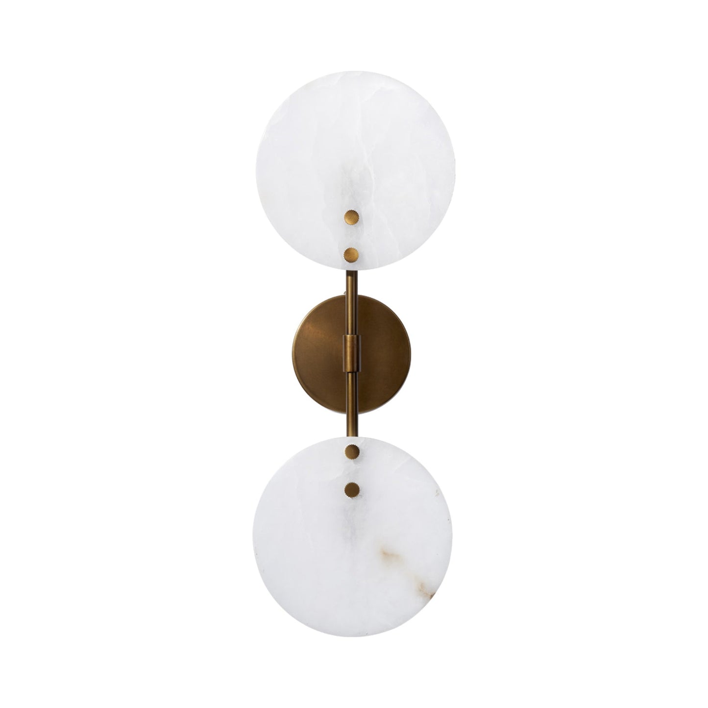 Oracle Wall Light in Antique Brass.