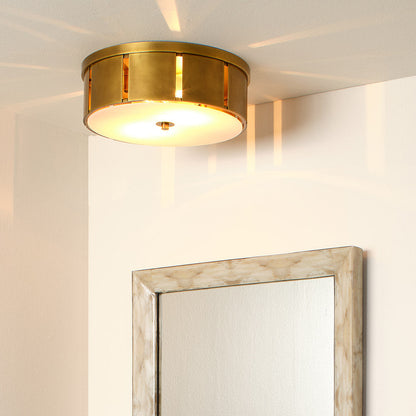 Orbit Flush Mount Ceiling Light in Detail.
