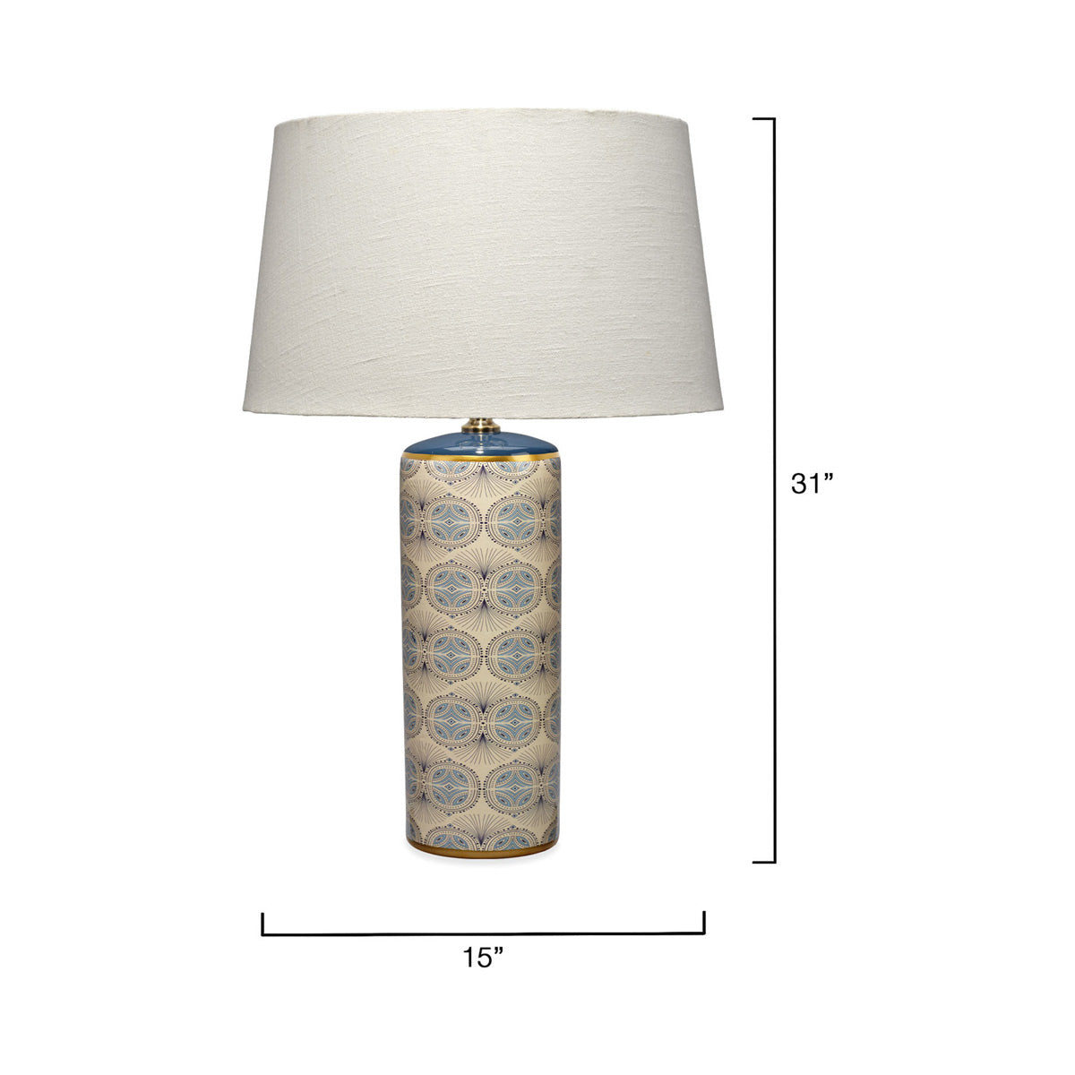 Orbital Table Lamp - line drawing.