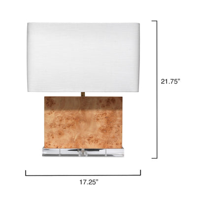 Parallel Table Lamp - line drawing.