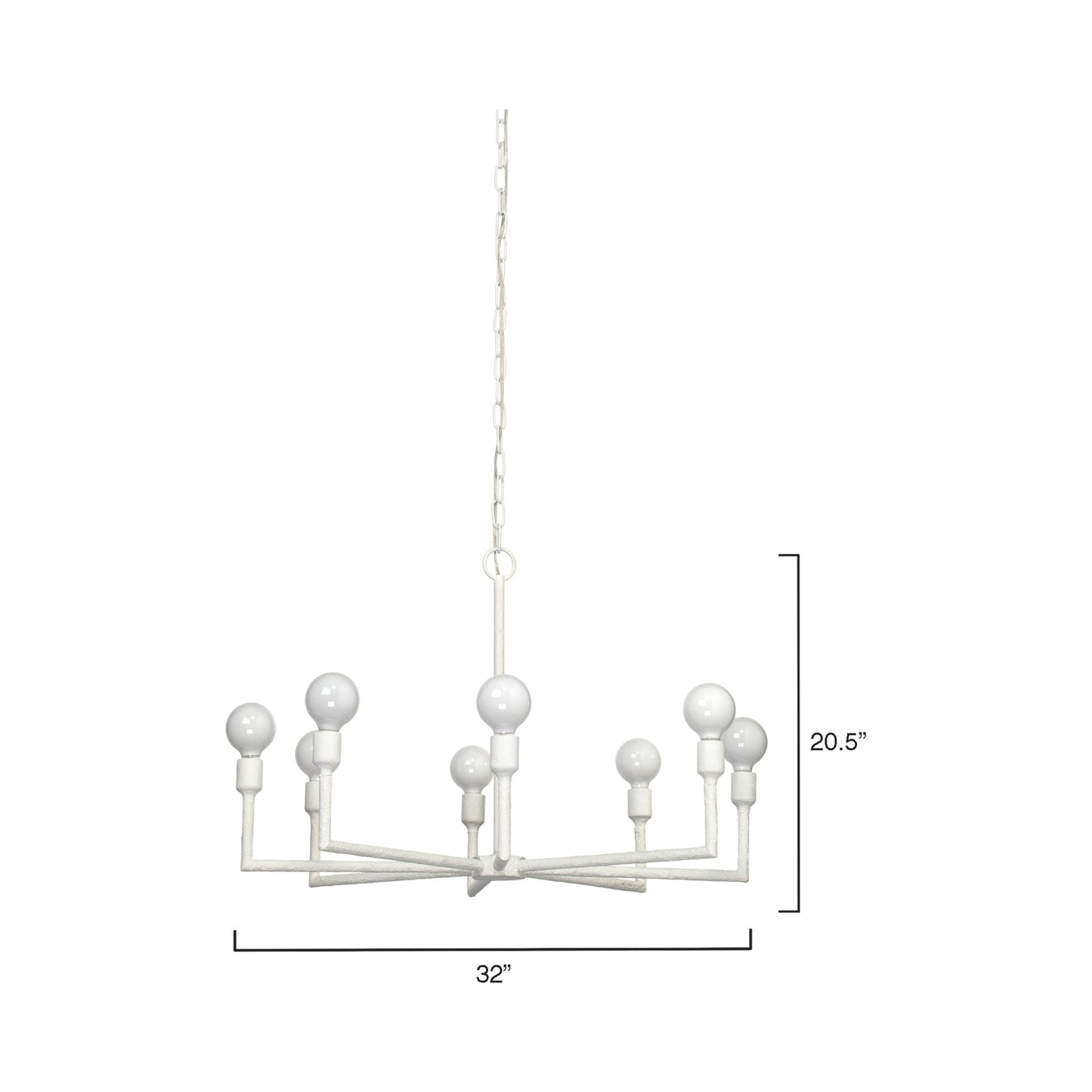 Park Chandelier - line drawing.