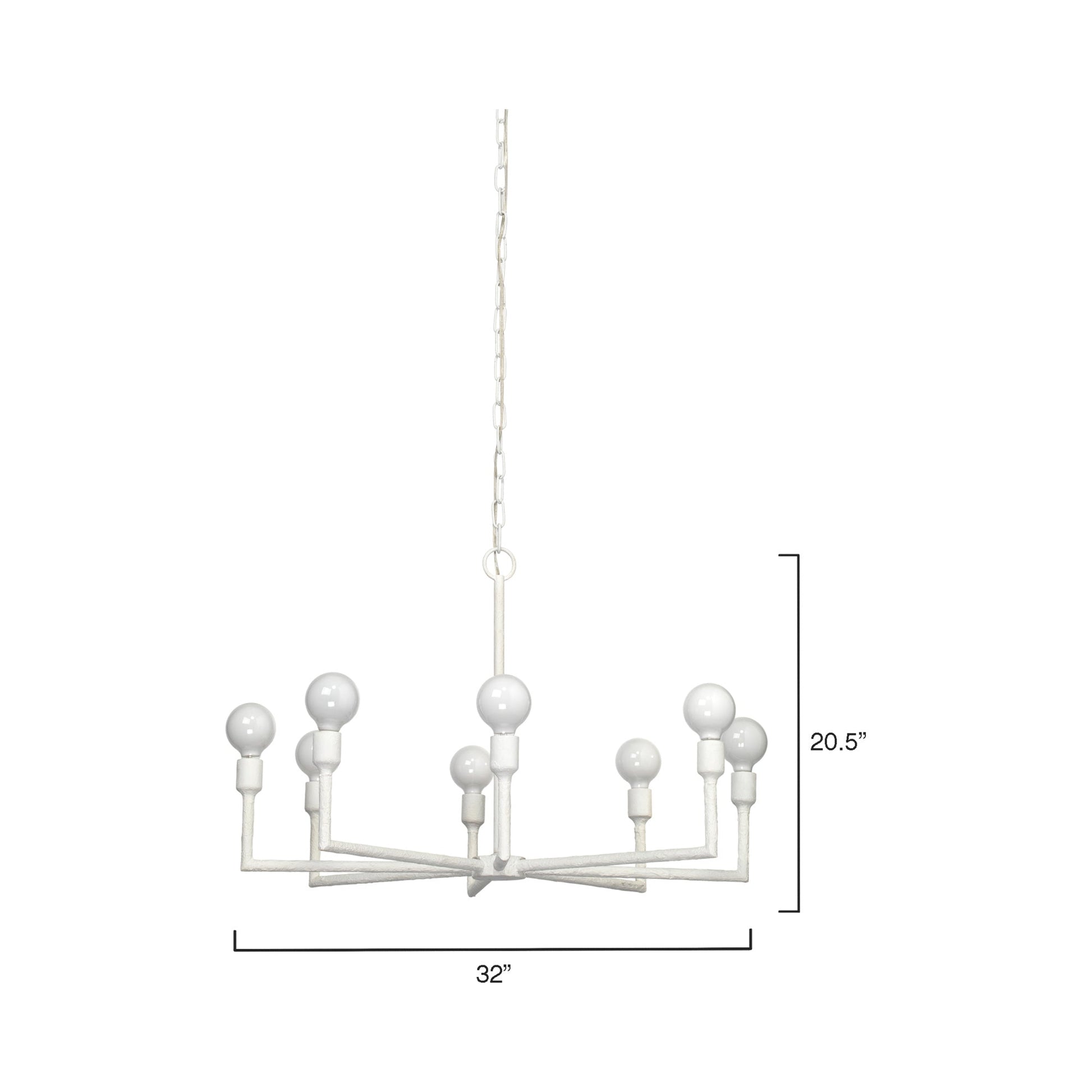 Park Chandelier - line drawing.