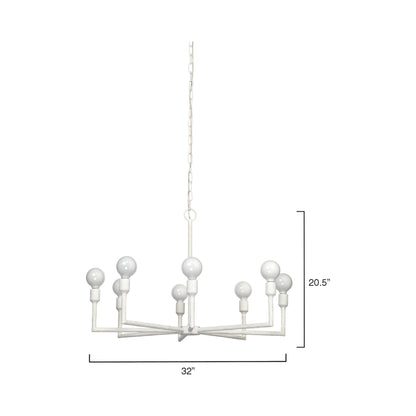 Park Chandelier - line drawing.