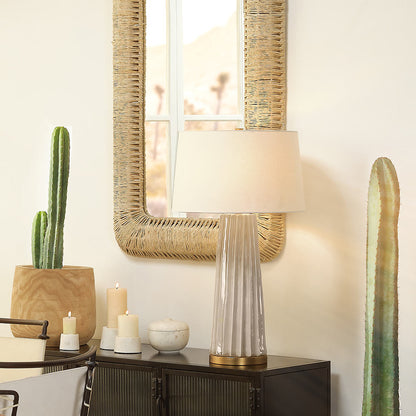 Pleated Table Lamp in Detail.