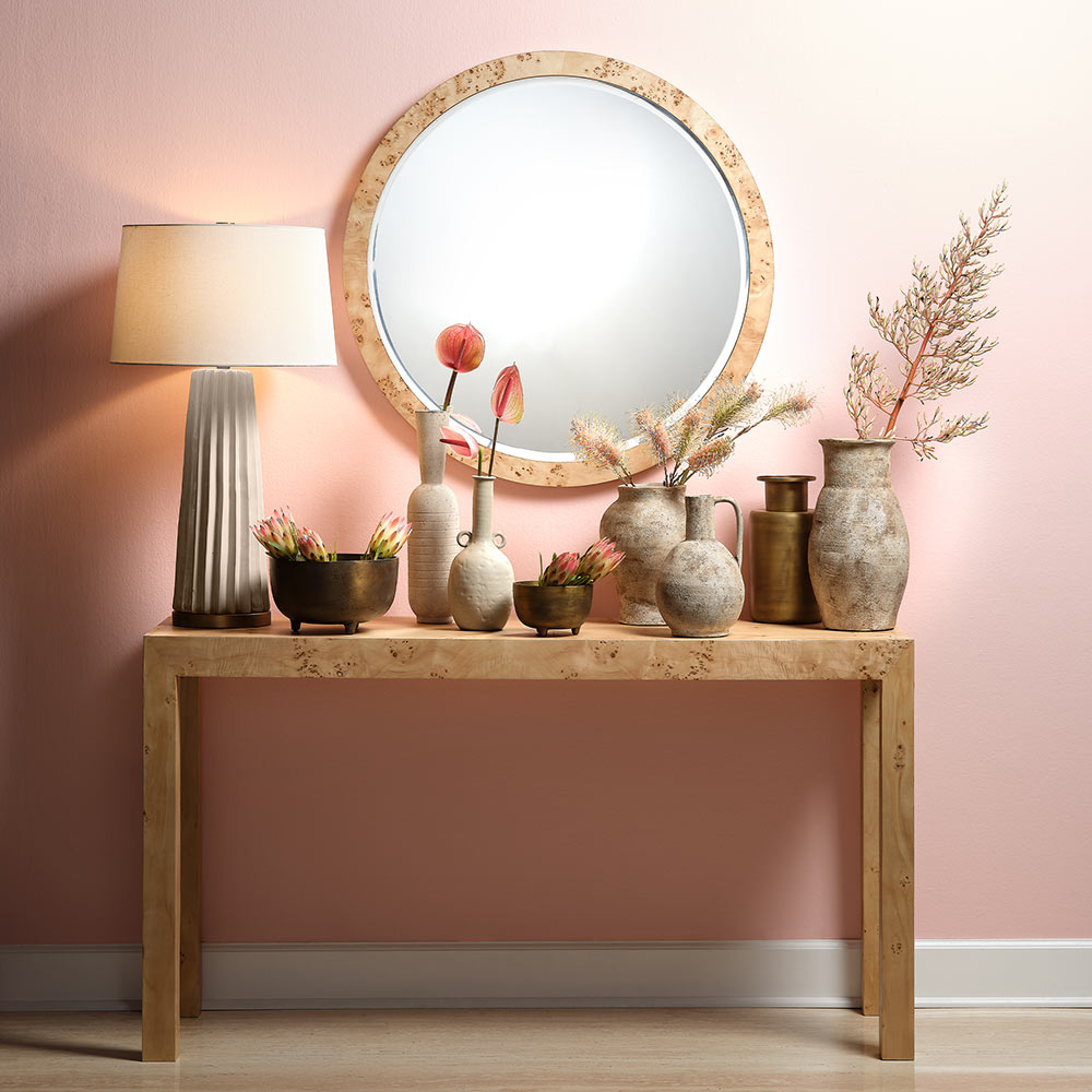 Pleated Table Lamp in Detail.