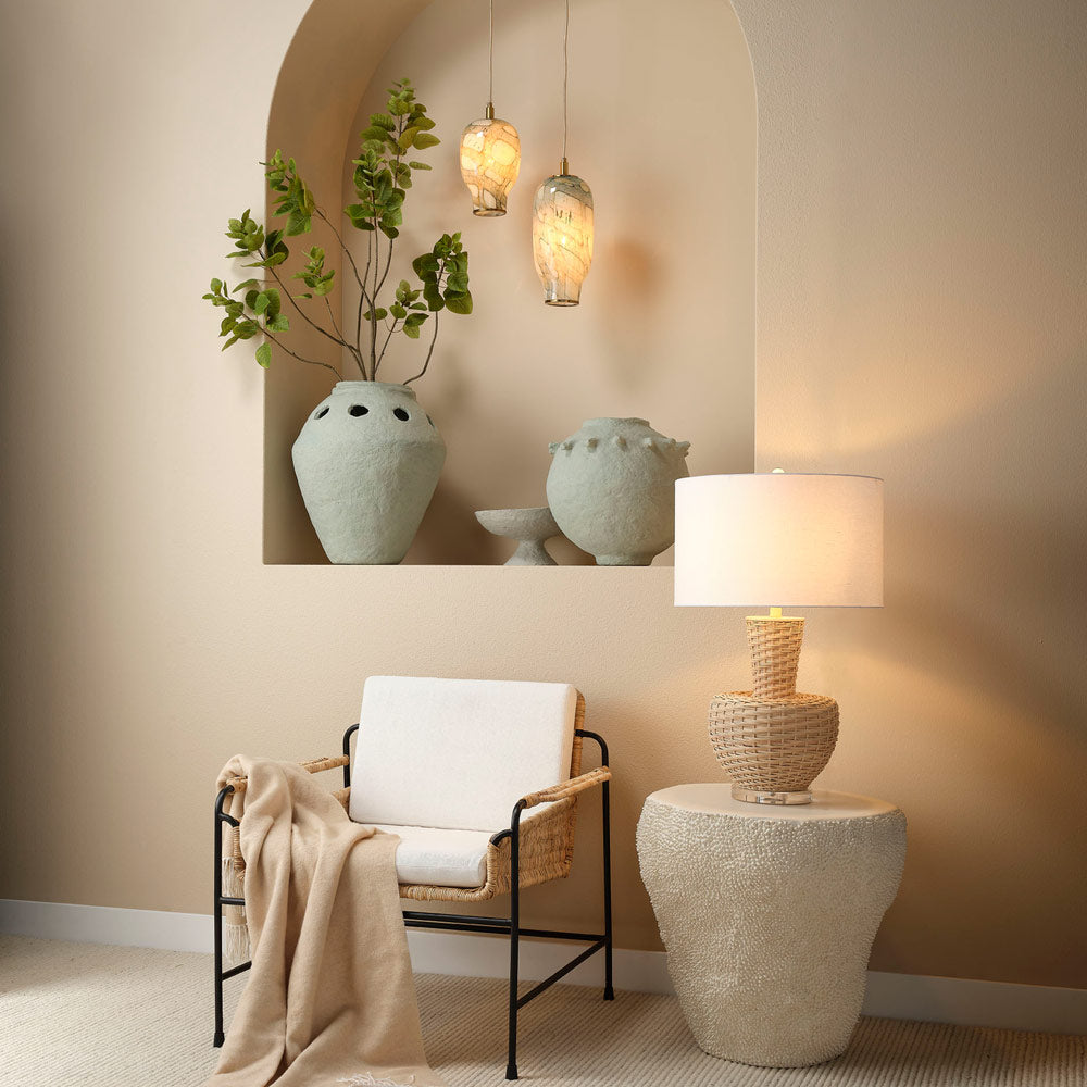 Portobello Table Lamp in living room.