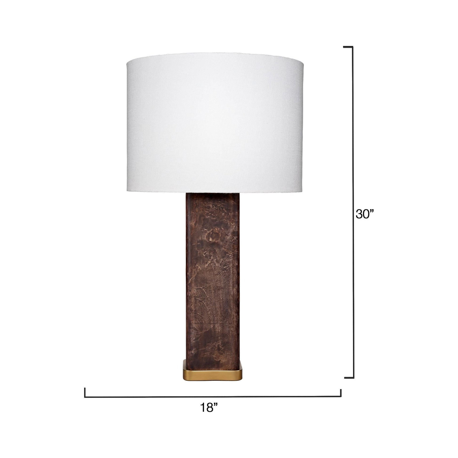 Preston Table Lamp - line drawing.
