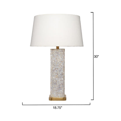 Preston Table Lamp - line drawing.