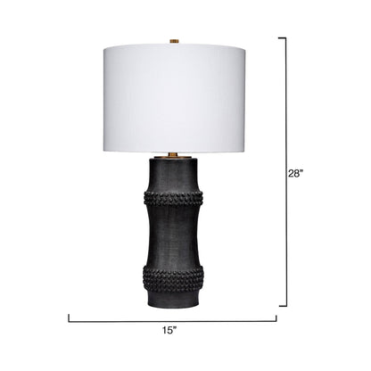 Rail Table Lamp - line drawing.