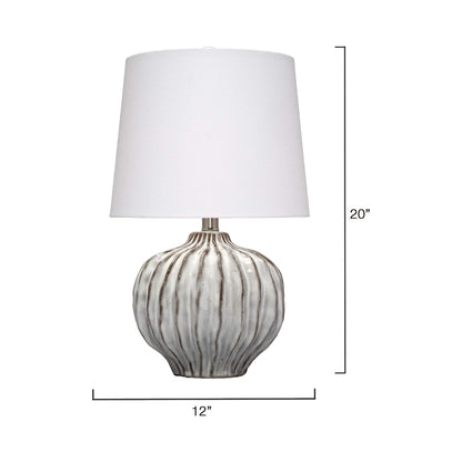 Reef Table Lamp - line drawing.