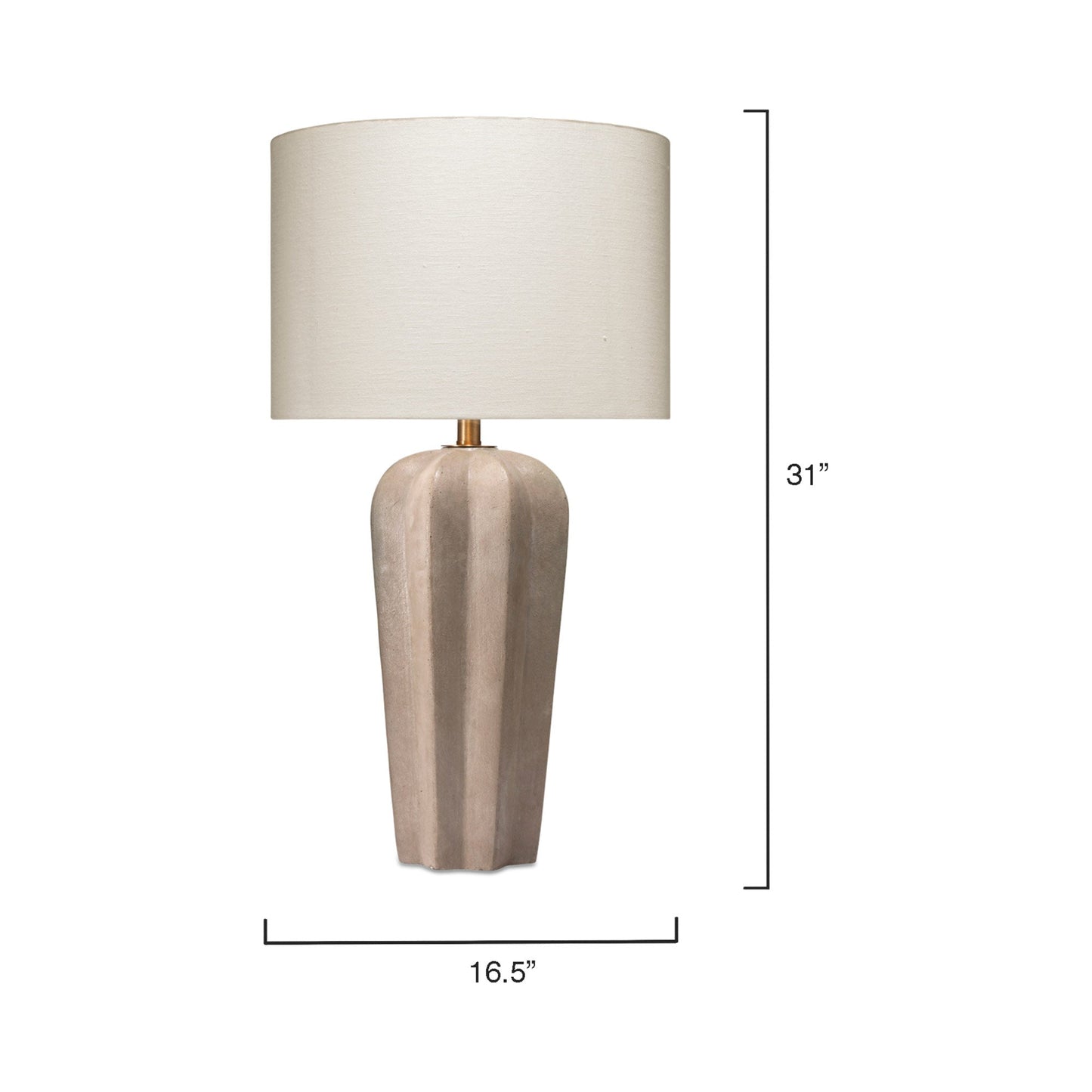 Regal Table Lamp - line drawing.