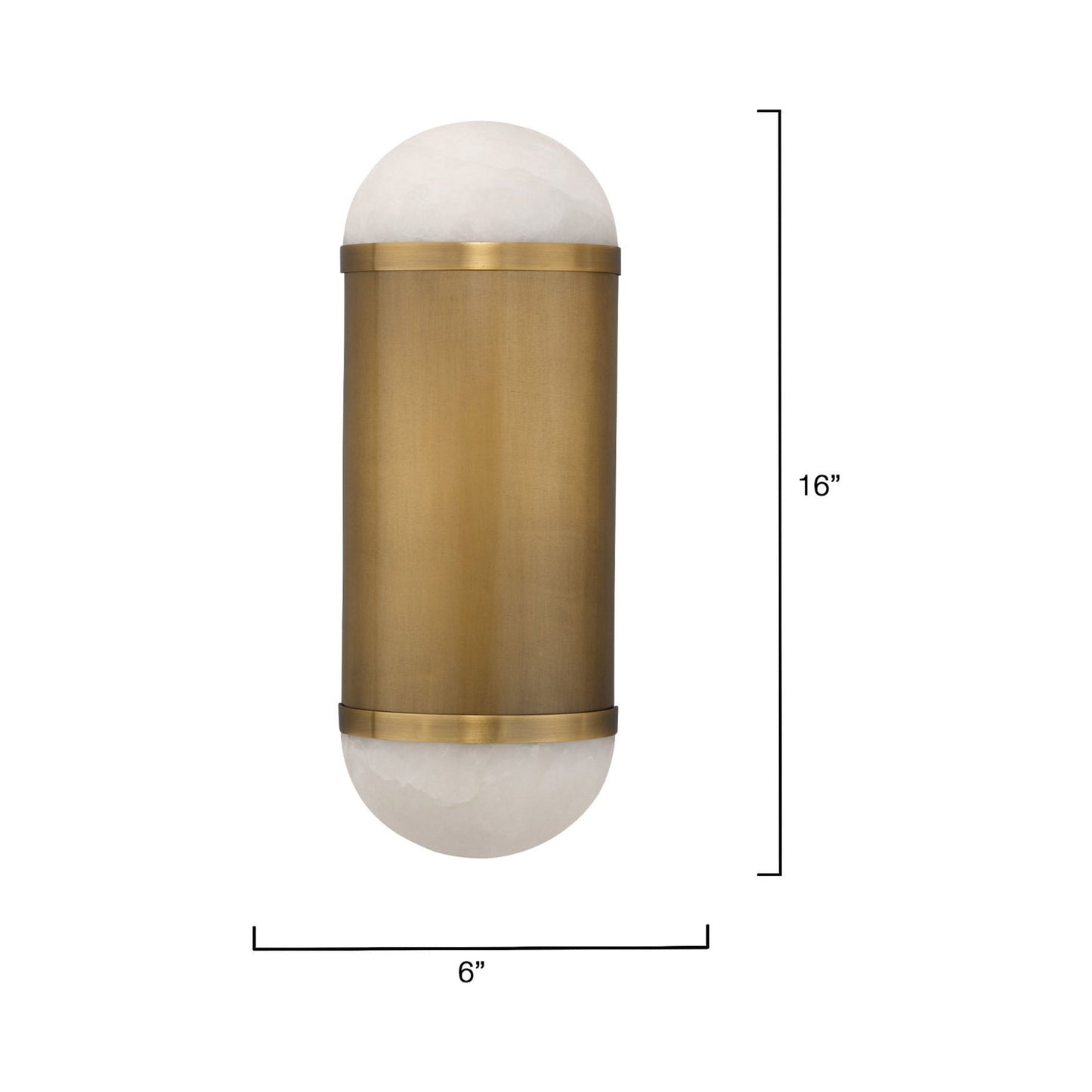 Remedy Wall Light - line drawing.