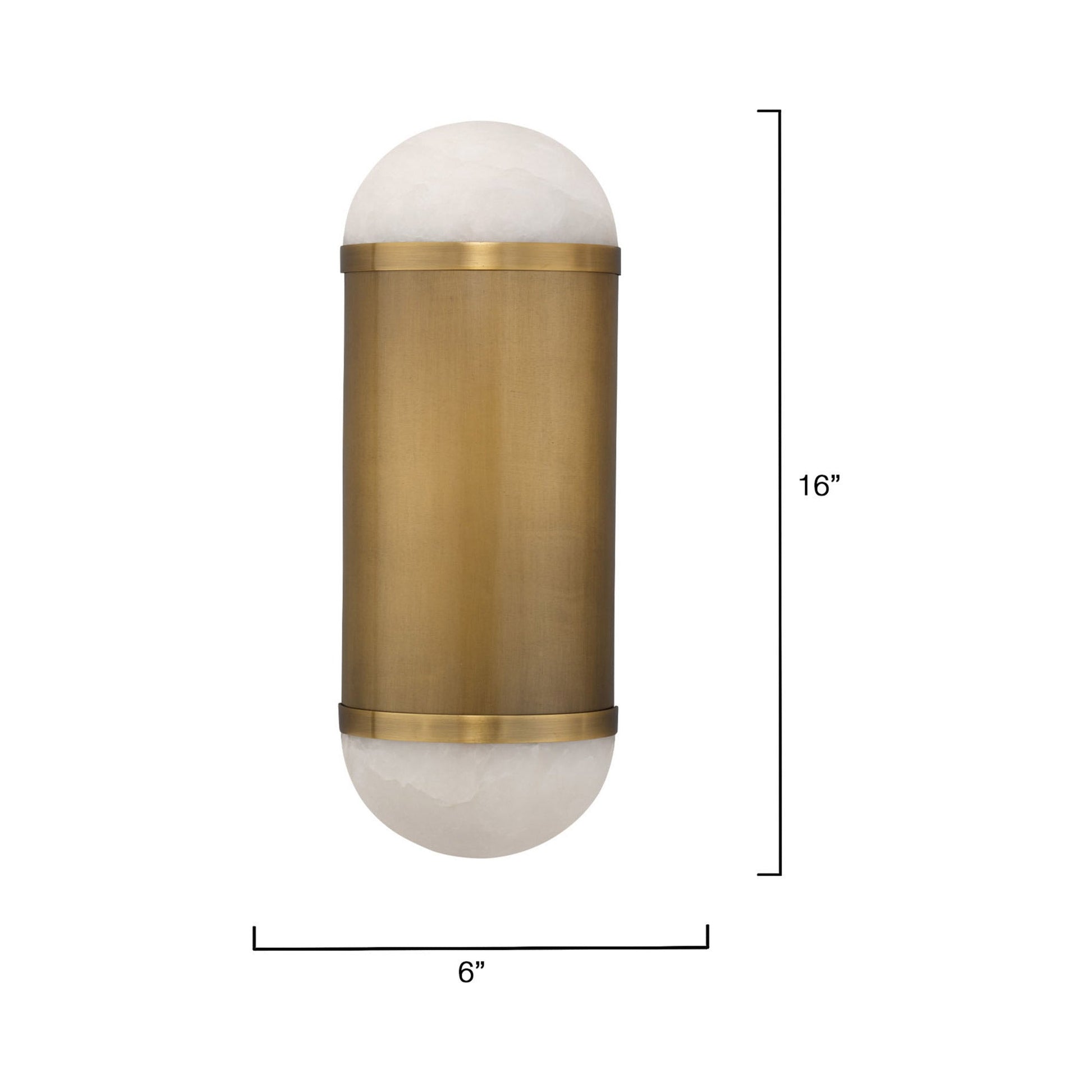 Remedy Wall Light - line drawing.