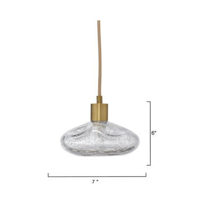 Reservoir Pendant Light - line drawing.