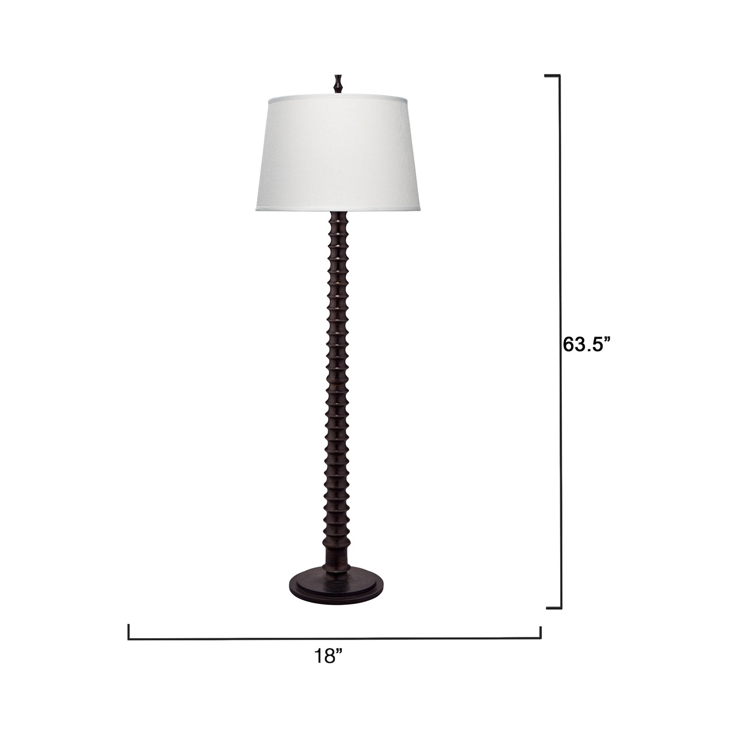 Revolution Floor Lamp - line drawing.