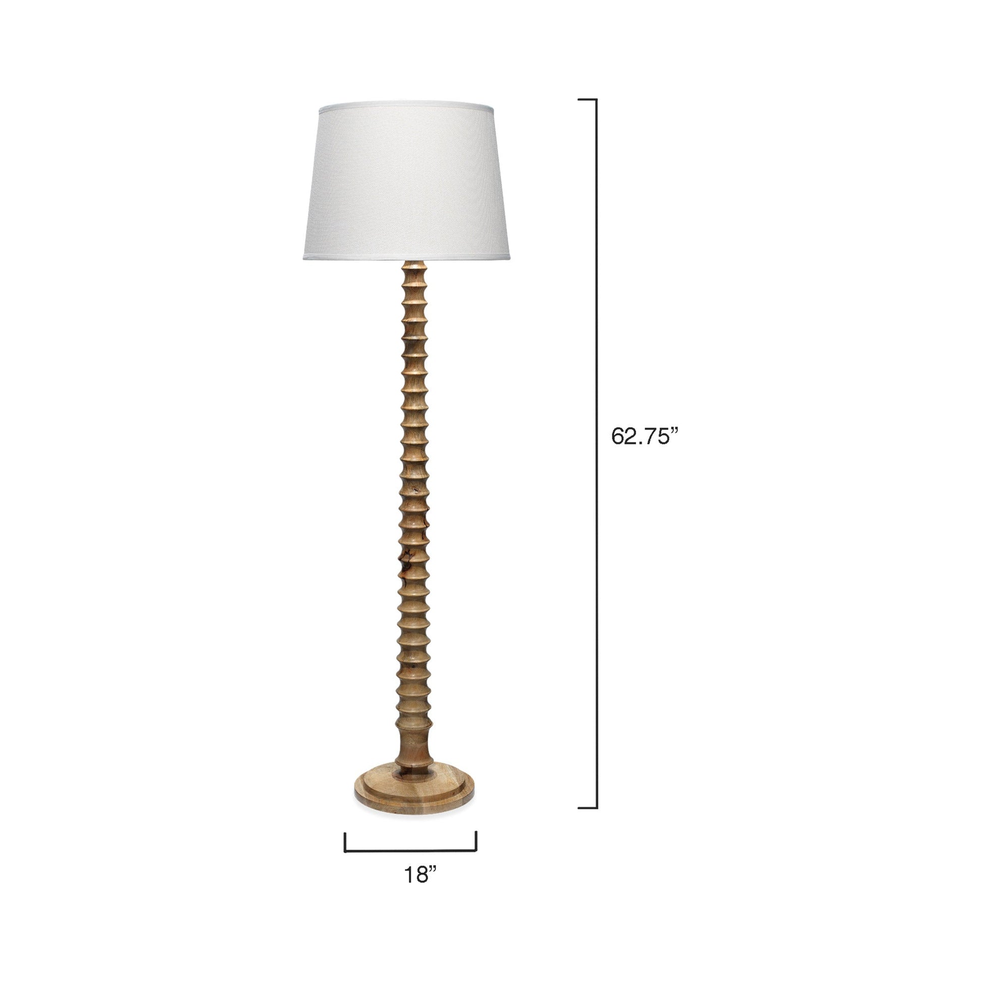 Revolution Floor Lamp - line drawing.