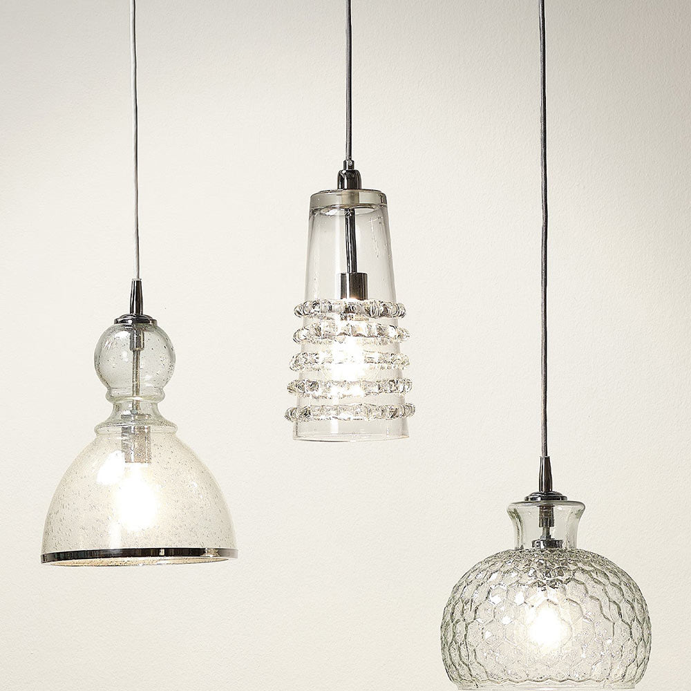 Ribbon Long Pendant Light in Detail.