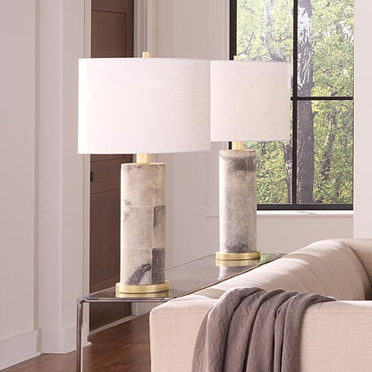 Rivet Table Lamp in Detail.