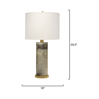 Rivet Table Lamp - line drawing.