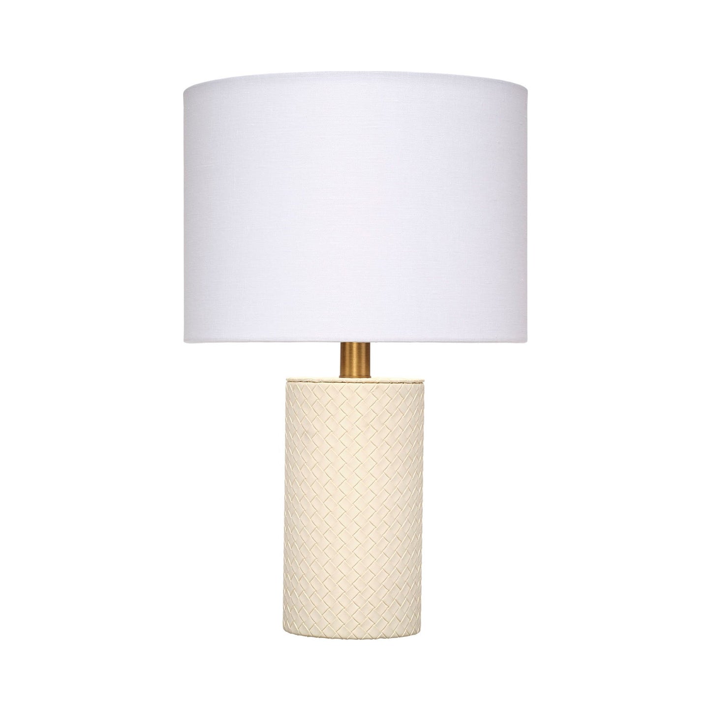 Roman Table Lamp in Cream.