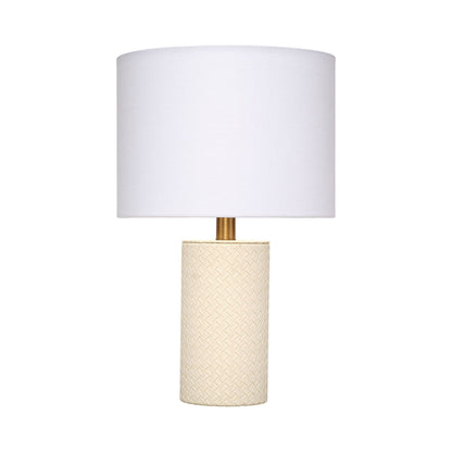 Roman Table Lamp in Cream.
