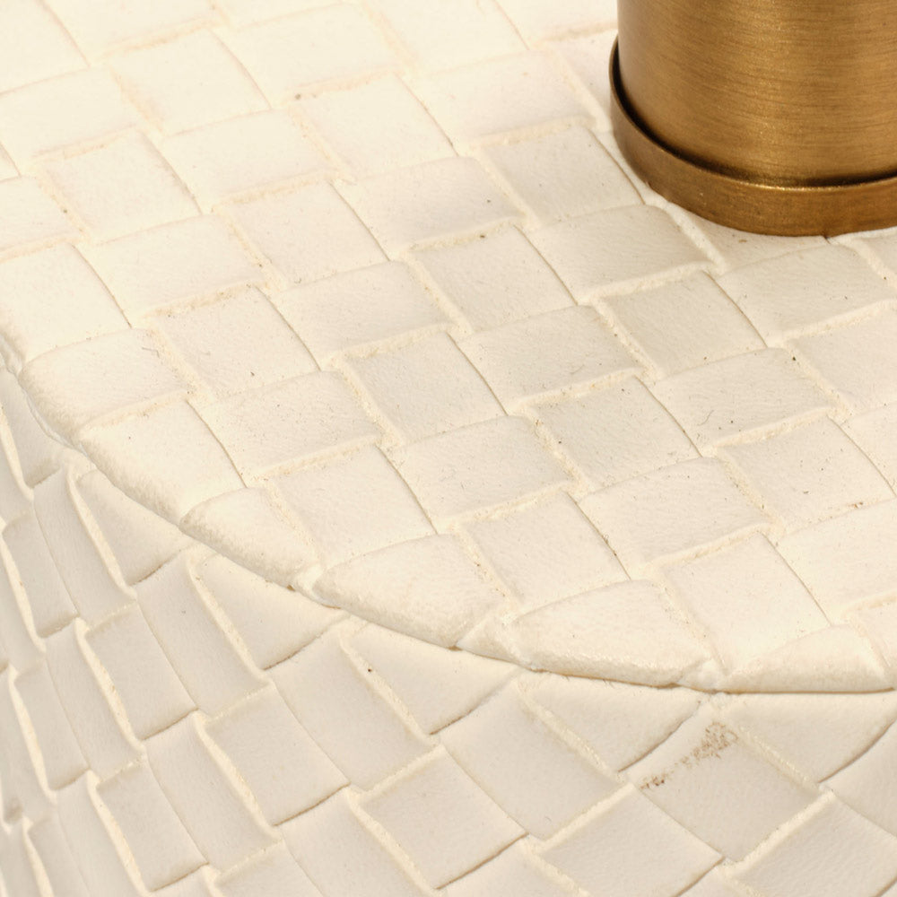 Roman Table Lamp in Detail.