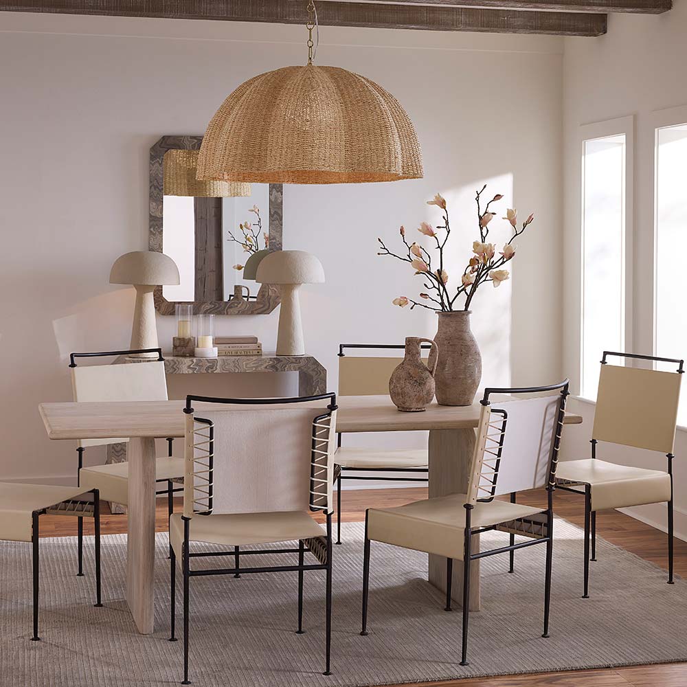 Rosemary Pendant Light in dining room.
