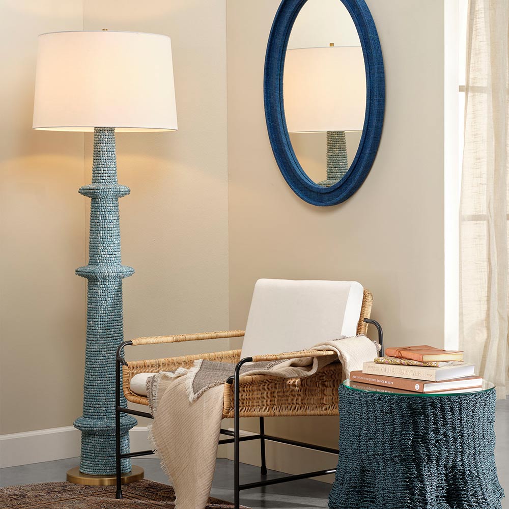 Rowan Floor Lamp in living room.