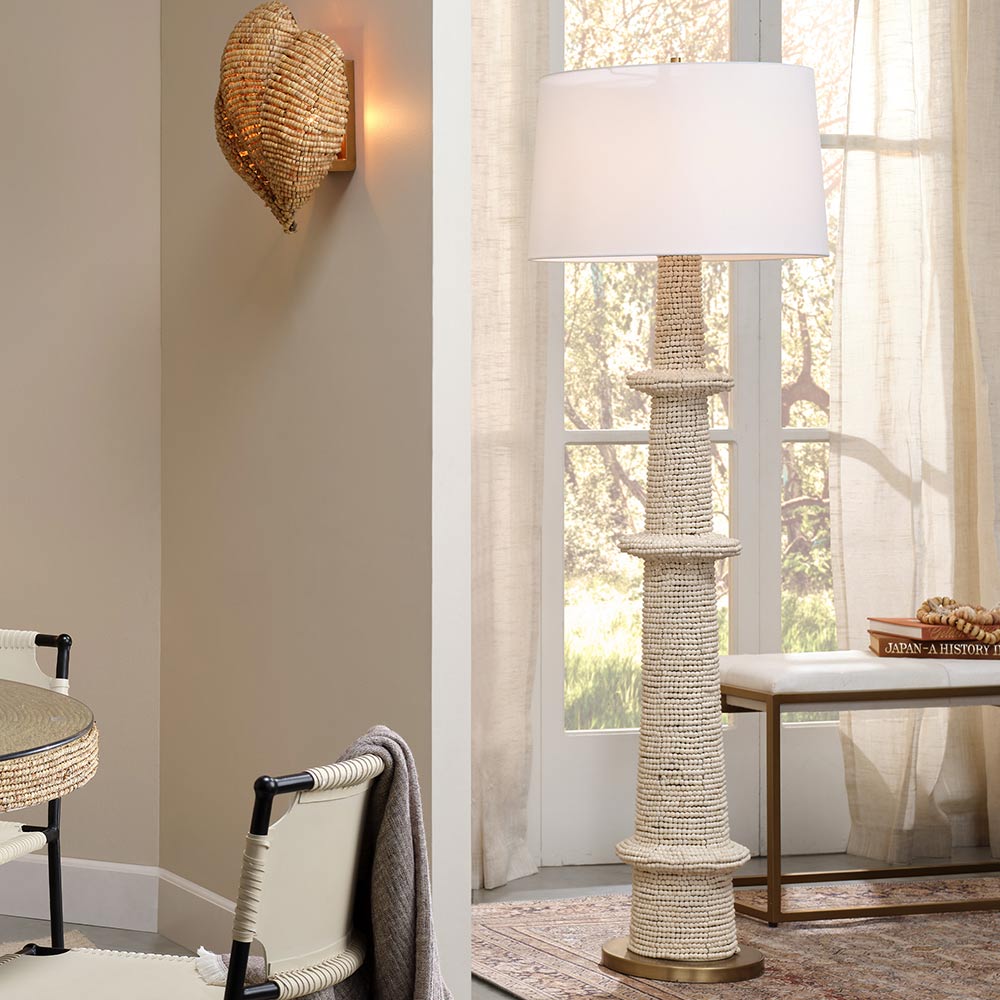 Rowan Floor Lamp in living room.