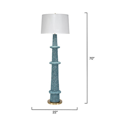 Rowan Floor Lamp - line drawing.
