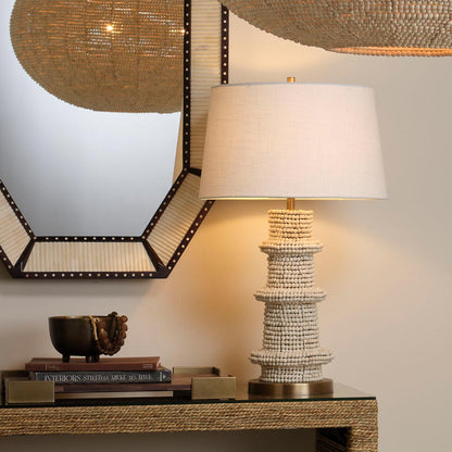 Rowan Table Lamp in living room.