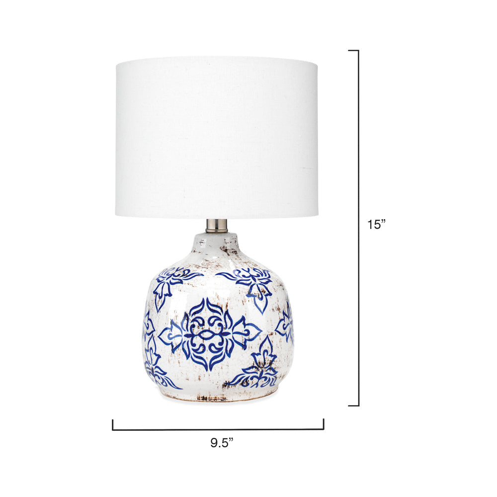 Ruby Table Lamp - line drawing.