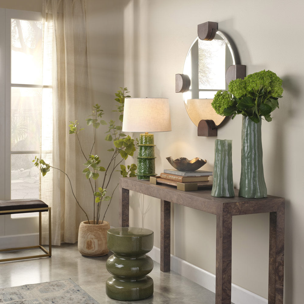 Saturn Table Lamp in living room.