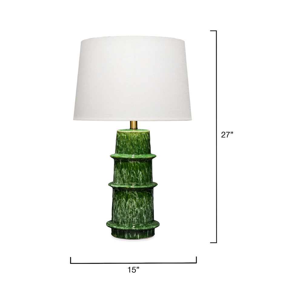 Saturn Table Lamp - line drawing.