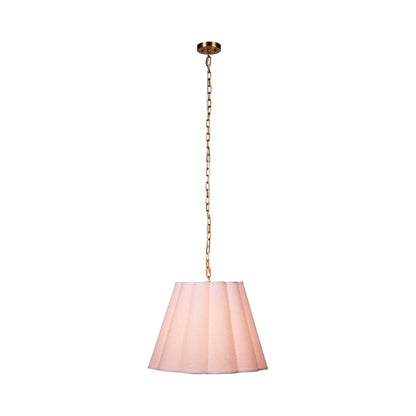 Scalloped Pendant Light.